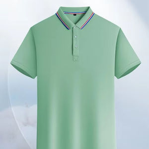 Ropa de trabajo personalizada OEM, polos personalizados con logotipo impreso, ropa de trabajo de algodón puro, camisetas de manga corta - Product Image 1