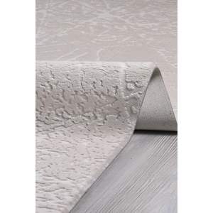 Konfor Diva 9553 Modern Acrylic Woven Thick Pile Straight Fringe Machine Made White <b>Runner</b> Rug Stylish Contemporary <b>Carpet</b> - Product Image 1