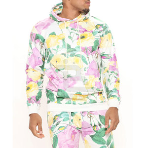 Venta al por mayor logotipo personalizado de los hombres 100% algodón con capucha pantalones cortos conjunto transpirable ropa de calle con capucha de talla grande patrón sólido para el invierno - Product Image 3