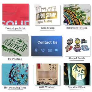 Custom Logo Square Bottom <b>Zip</b> <b>Lock</b> Pouch Food Packaging <b>Bag</b> for Coffee Bean Powder - Product Image 3