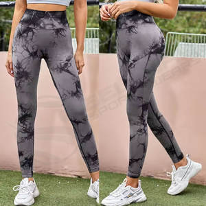 Vente en gros Leggings respirants personnalisés pour femmes Gym Wear taille élastique Yoga Leggings pour dames - Product Image 2
