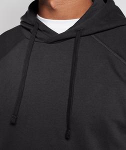 Jersey de punto de color sólido para hombre, ropa de gimnasio, conjunto de chándal en blanco de dos piezas, sudadera y pantalones cortos, venta al por mayor, ropa deportiva de invierno - Product Image 4