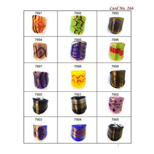 Cuentas de anillo de cristal de Murano de diseño superventas de lujo para hacer pulseras, cuentas inusuales de la mejor calidad para la fabricación de joyas - Product Image 5