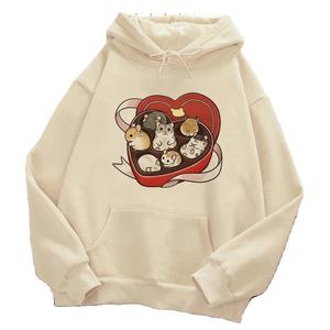 2025, superventas, Jersey de invierno de manga larga para mujer, sudaderas con capucha, técnicas impresas de punto de Color sólido, insignia hecha con logotipo frontal - Product Image 1