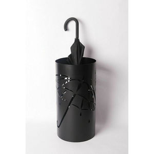 Deluxe Quality Black Powder Coated Metal Iron <b>Umbrella</b> Stand Newest Design Square Shape <b>Umbrella</b> <b>Holder</b> Perfect for Sale - Product Image 3