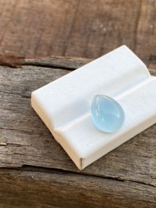 Piedra preciosa suelta fascinante de 8,62 quilates, aguamarina Natural en forma de pera de Color superior, Diamante de buen brillo para la fabricación de joyas - Product Image 2