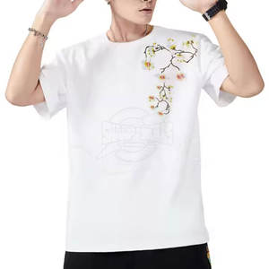 เสื้อยืดปักลายสีพื้นแห้งเร็วเสื้อยืดปักลายสำหรับใช้งานกลางแจ้งดีไซน์ล่าสุด - Product Image 3