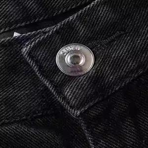 กางเกงยีนส์ขาสั้นสำหรับผู้ชายกางเกงขาสั้นผ้ายีนส์ขาดสำหรับ2025 - Product Image 6