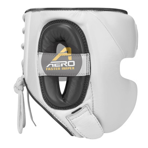 Professional Comfortable Custom Logo Boxing <b>Head</b> Guard Genuine Synthetic Leather for <b>Training</b> - Product Image 3