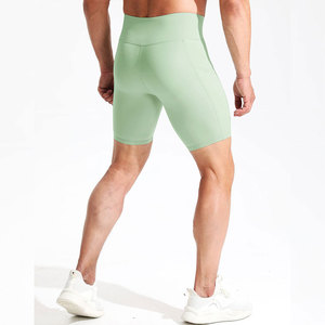Factory Direct Sale Custom Design Size Men Solid <b>Compression</b> <b>Shorts</b> OEM ODM High Quality Summer Street Wear Spandex/Polyester - Product Image 5