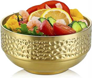 Bol de service en acier inoxydable pour la maison Hôtel Restaurant Vaisselle et bol de table Forme ronde Fruits secs Bols de service au chocolat - Product Image 3