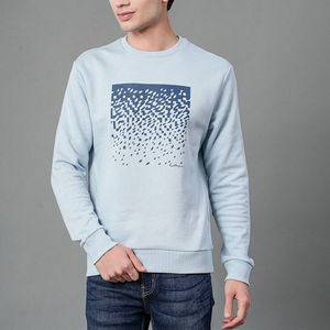 เสื้อสเวตเชิ้ตผู้ชายแฟชั่น2025ใหม่เสื้อสเวตเชิ้ตผู้ชายสีไม่ซ้ำใครดีไซน์คลาสสิก - Product Image 1