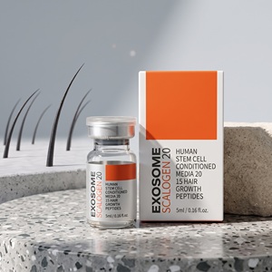 Solution professionnelle revitalisante pour le cuir chevelu 5ml x 5 flacons - Formule avancée à base de plantes naturelles, tripeptide de cuivre et biotine pour le cuir chevelu - Product Image 1