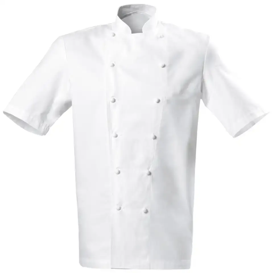95% cotone con tessuto in poliestere Chef Coat Hotel Restaurant Uniform con dimensioni personalizzate colorate e Design per uomo e donna