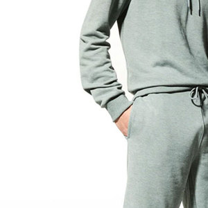 Ensemble sweat-shirt et short décontracté pour homme sur mesure avec manches longues, service OEM et ODM, ensemble sweat-shirt et short pour homme - Product Image 6