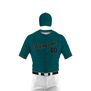 Uniforme de béisbol de tendencia superior de tamaño adulto más vendido para hombres uniformes de béisbol de precio razonable cómodos y ligeros OEM - Product Image 5
