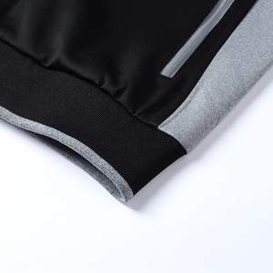 2024 personnalisé formation Jogging confortable fermeture éclair sweats à capuche costumes deux pièces ensemble survêtements pour hommes - Product Image 5