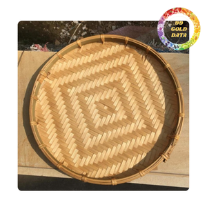 Plateau en bambou du Viet Nam | Pour la décoration de la cuisine et le service des aliments | Léger et écologique - Product Image 1