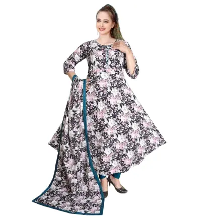 भारतीय निर्यातक की ओर से डिज़ाइनर नई फैशनेबल टॉप सेलिंग भारतीय पारंपरिक वियर डिज़ाइनर कुर्ती पार्टी वियर ड्रेस कम कीमत में