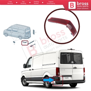 BSP1078ตัวสะท้อนกันชนหลังด้านซ้าย7C0945105สำหรับ crafter MK2 SY SZ 2017-ON E crafter - Product Image 5