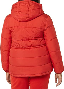 แจ็กเก็ตปลาปักเป้าสีแดงกันน้ำมีซิปรูดเอวถอดออกได้ - Product Image 5