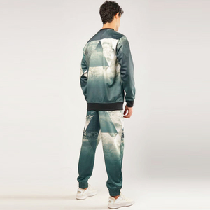 100% Polyester Sublimation imprimé hommes Gym sport survêtement solide hiver Jogging costume aux tarifs de gros - Product Image 3