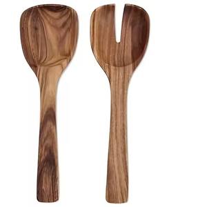 Serveur de salade de mariage en bois lot de 2 pour la maison hôtels et restaurants - Product Image 6