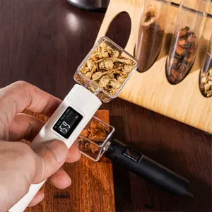 Cuillère doseuse électronique en métal pour grains de café avec écran LCD précis, balance de pesée facile à nettoyer, antiadhésive pour la cuisine - Product Image 5