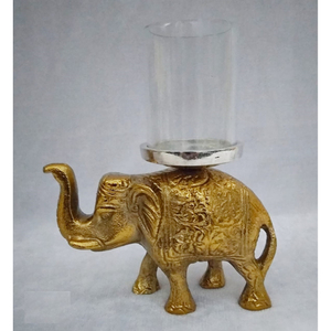 <b>Silver</b>/Gold Plated Elephant Tealight <b>Candle</b> <b>Holder</b> Aluminum Modern Premium Quality Best Selling Tealight <b>Holder</b> - Product Image 6