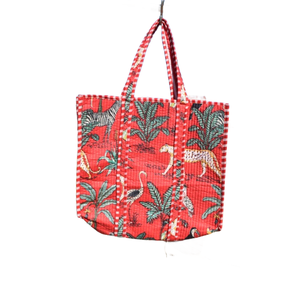 Bolso de mano de algodón acolchado indio para mujer, bolso de hombro estampado elegante para viajar, bolsos de mano de moda - Product Image 1