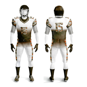 Vente en gros de kits d'uniformes de football américain pour hommes de haute qualité design grande taille caractéristiques respirantes meilleures ventes à vendre - Product Image 5