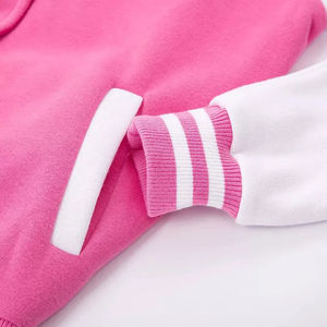 Ensembles de vestes universitaires imprimées pour femmes Survêtement de jogging deux pièces tricoté avec survêtement de baseball pour le printemps et l'automne - Product Image 4