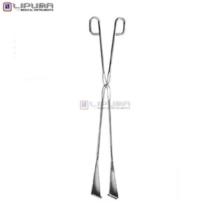 Pinzas de desecho SAUERBRUCH, instrumentos médicos quirúrgicos de 55cm, 6x7 dientes, abrazaderas esterilizables de acero inoxidable de alta calidad, tejido - Product Image 3