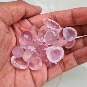 Mix Shape 500 Carats Lot De Quartz Rose Pierre De Coupe Quartz Rose Naturel Pierre À Facettes Top Qualité Rose Pierre De Qualité Prix Usine - Product Image 2