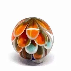 Ailes Style multicolore Murano perles de verre à facettes pour cheveux tressage boîte en vrac emballage inde exportateur cristal perles de verre au chalumeau - Product Image 5