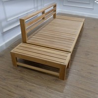 SOFA MADERA TECA EXTERIOR PROFUNDO 2 ASIENTOS HECHO MADERA MACIZA DE INDONESIA