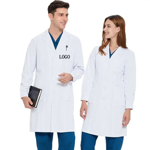 ชุดเครื่องแบบแพทย์แขนสั้นคอวีสำหรับพยาบาลกางเกงจ็อกเกอร์กางเกงสำหรับแพทย์ชุดใส่ทำงานโลโก้ได้ตามต้องการ - Product Image 2