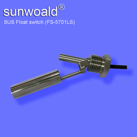 Capteur de niveau de commutateur de flotteur magnétique horizontal de Sunwoald PP pour le réservoir d'eau