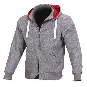 Hoodies de moto les plus vendus, hoodies de moto entièrement protecteurs doublés de polaire en Kevlar avec protection - Product Image 1