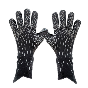 Goalkeeper Gloves Professional Football Soccer Latex Green Blue Customized Logo Packing Color Feature Material Adults O - Product Image 2