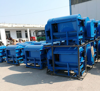 Nouvelle batteuse multifonctionnelle NH modèle 900 pour riz, blé, millet et soja, corps en acier inoxydable, capacité de 5 tonnes/heure, moteur diesel haute performance