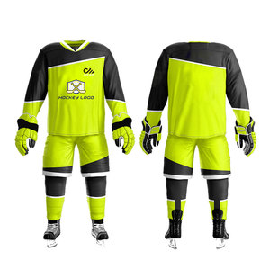 Uniforme de hockey sobre hielo 100% poliéster ropa deportiva equipo Jersey uniforme de hockey sobre hielo de alta calidad - Product Image 4