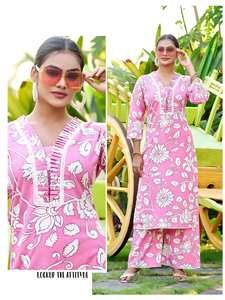 Kurti de Algodón Khadi de Diseñador para Traje Étnico Kurti para Mujer, Ropa Festiva para Bodas, Fiestas y Celebraciones - Product Image 6