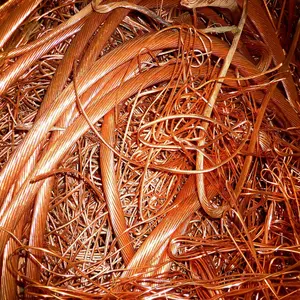 Alambre de cobre de grado de desecho y 99.95% Cu(Min), para desechos de Cable