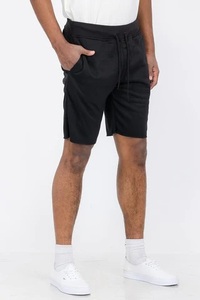 Pantalones cortos lisos de alta pérdida para correr de fábrica al por mayor para hombre, pantalones cortos de cintura elástica para hombre - Product Image 3