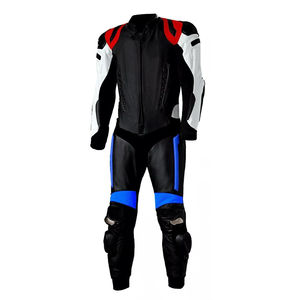 Service OEM % Combinaison de moto en cuir véritable personnalisée pour la course, tenue d'entraînement coupe-vent respirante à manches longues pour la saison hivernale - Product Image 6