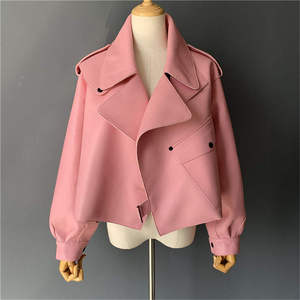 เสื้อแจ็กเก็ตหนังแท้สำหรับผู้ชายทรงหลวมเสื้อผ้าแฟชั่นสำหรับฤดูหนาว - Product Image 4