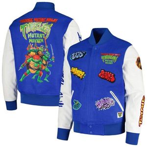 Chaqueta de Letterman personalizada de moda Chaqueta de béisbol Varsity de lana y satén Premium para hombres y mujeres - Product Image 2