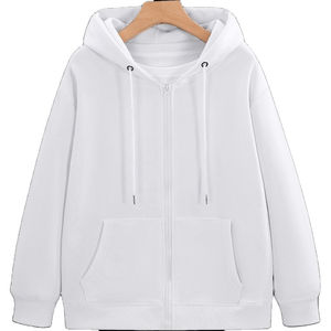 เสื้อฮู้ดซิปผู้ชายขายดีสำหรับฤดูหนาว คุณภาพสูง ผ้าฝ้ายฟลีซ 100% เป็นมิตรกับสิ่งแวดล้อม ระบายอากาศได้ดี สไตล์ฮิปฮอปสุดเทรนด์ - Product Image 4