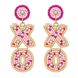 Pendientes Redondos de Color Amarillo, Último Modelo, Joyería Decorativa para Mujer, Artesanía, Venta al por Mayor de la India, Hecho en India - Product Image 5